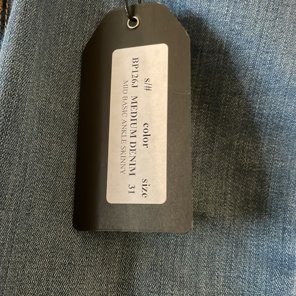 NWT Just Black denim medium was mid rise basic ankle skinny Jean 31x29 - Picture 7 of 11